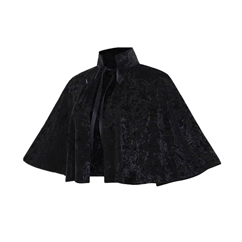 Women'S Fashion Victorian - Nieuwe vintage cosplay fluwelen cape Victoriaanse