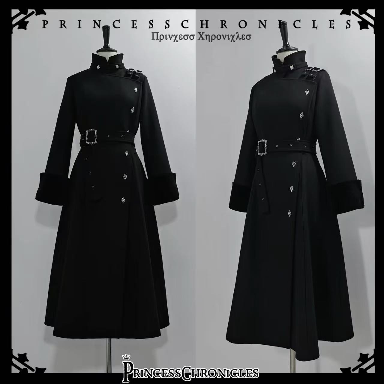 Women Fashion Jackets - Esthetische Gotische Stijl Elegante Lange wollen