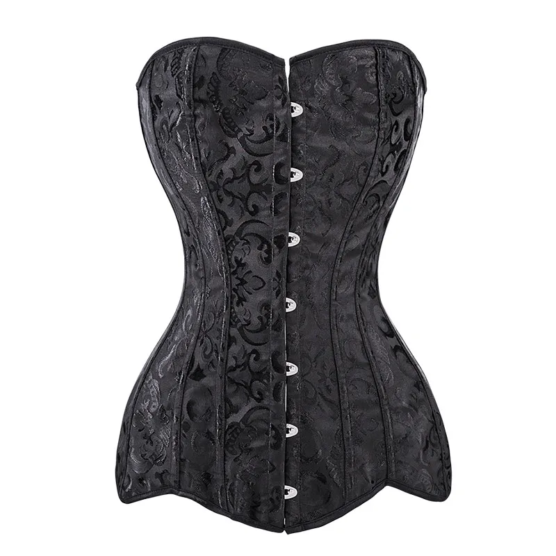 Women'S Fashion Victorian - Langes Torso-Korsett-Oberteil, sexy Frau, Push-Up-Bustier, Überbrust,