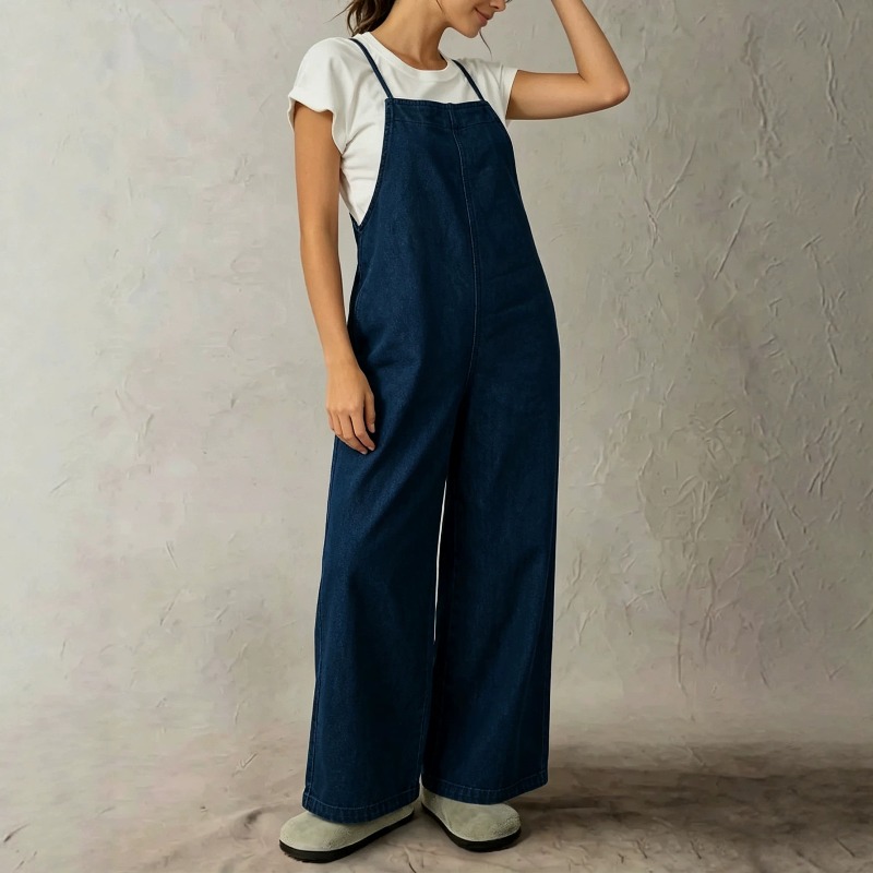 Lente Herfst Dames Denim Overa - Sleeveless Jumpsuit recensie en prijs