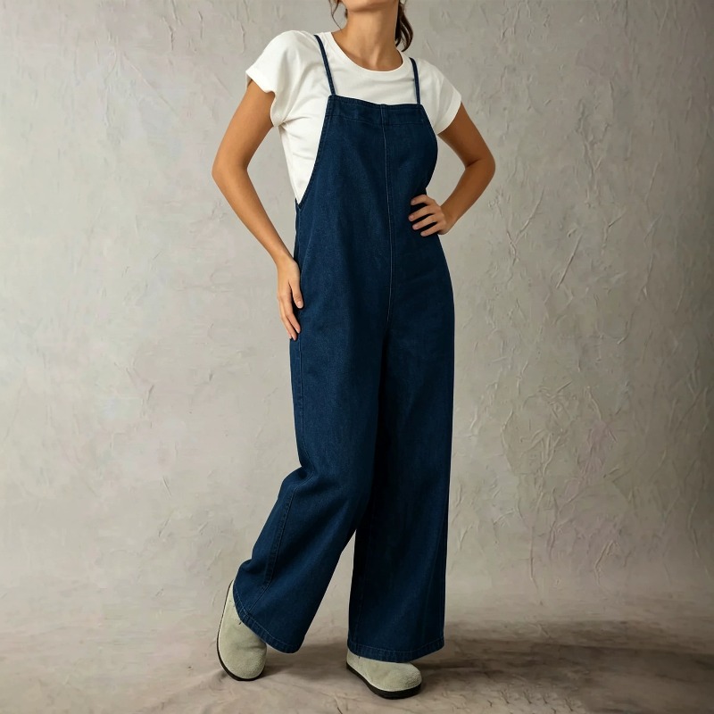 Lente Herfst Dames Denim Overa - Sleeveless Jumpsuit recensie en prijs