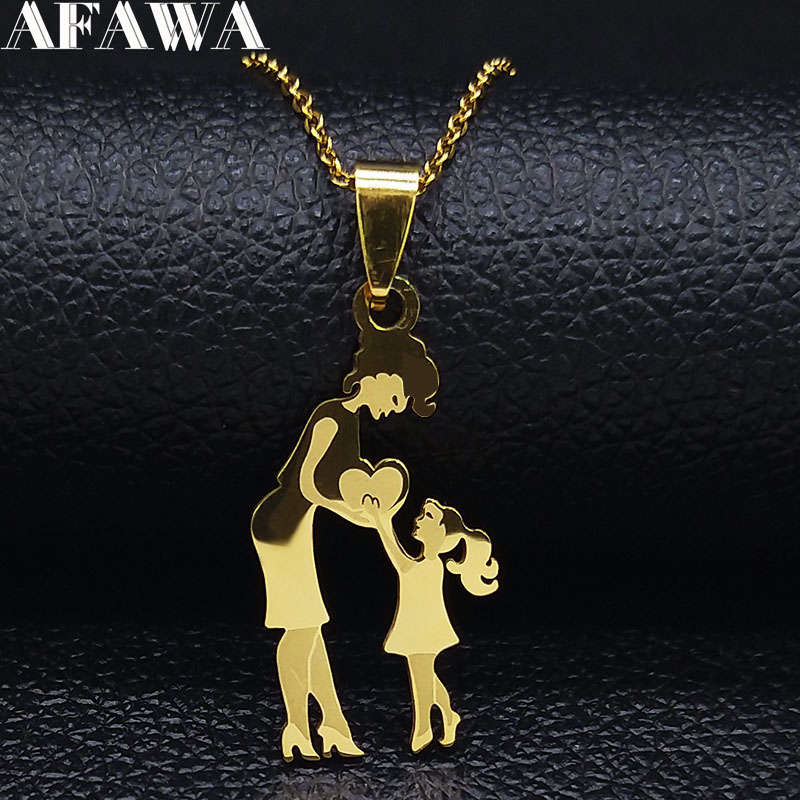 Mum Meisje Rvs Ketting Ketting - Women'S Day Fashion Show recensie en prijs
