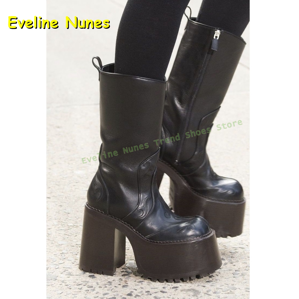Borduren Platform Kniehoge Laa - Women'S Fashion Trends recensie en prijs