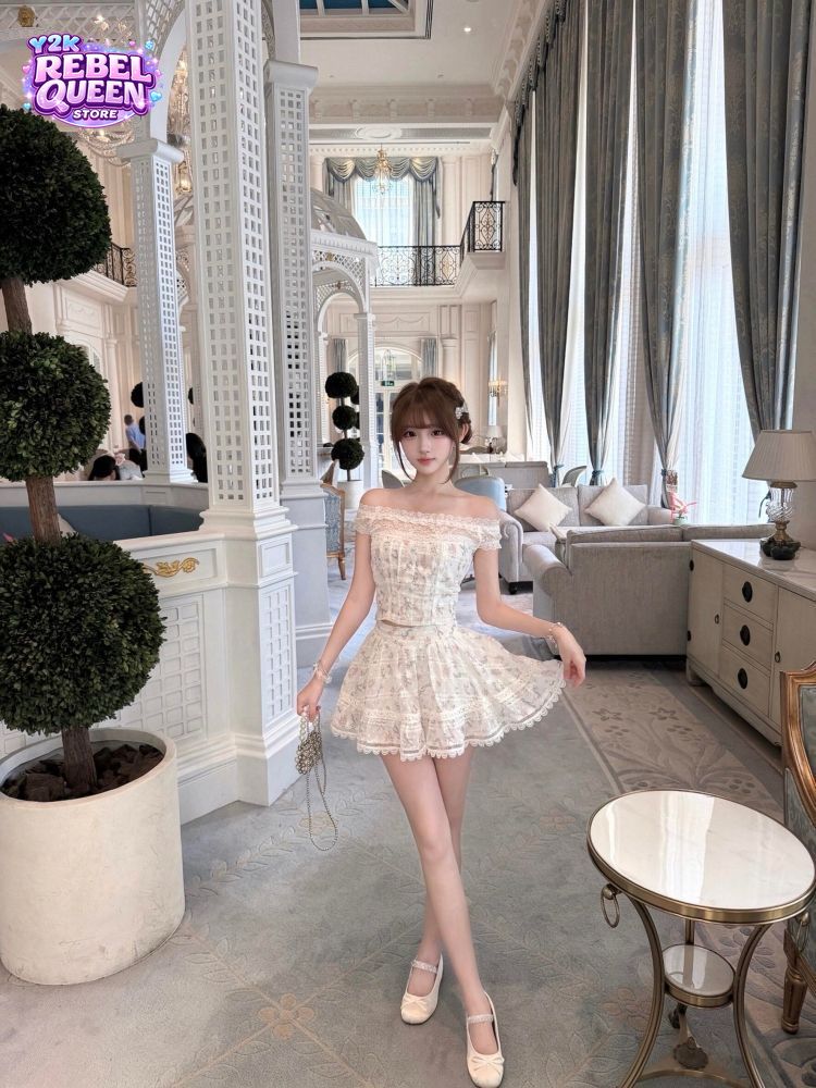 Coquette Franse 2-delige set v - Ruched Dress Mini recensie en prijs