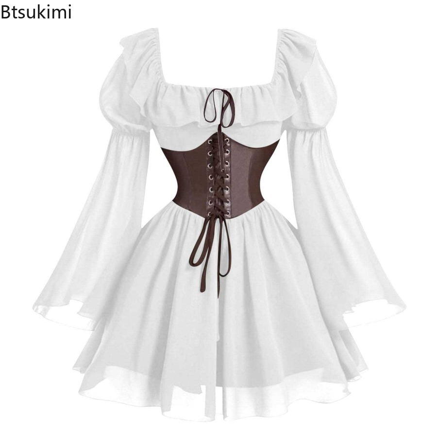 Middeleeuwse jurk uit de renai - Women'S Fashion Renaissance Period recensie en prijs