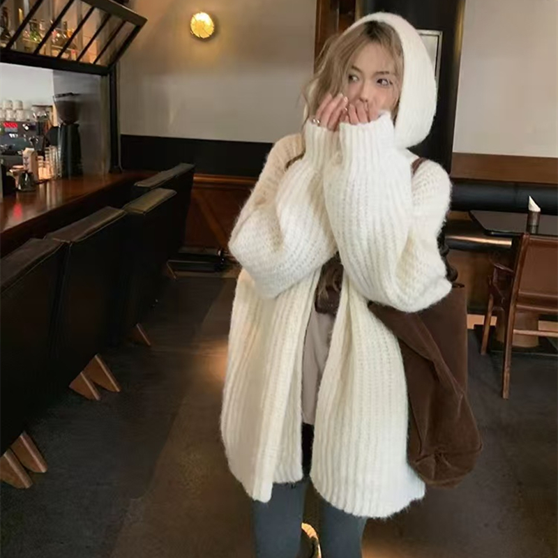 Grof gebreid vest met open voo - Longline Cardigan Knit recensie en prijs