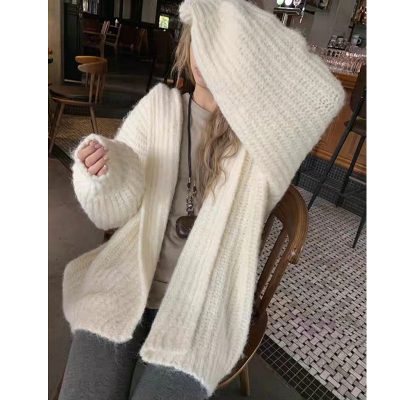 Grof gebreid vest met open voo - Longline Cardigan Knit recensie en prijs