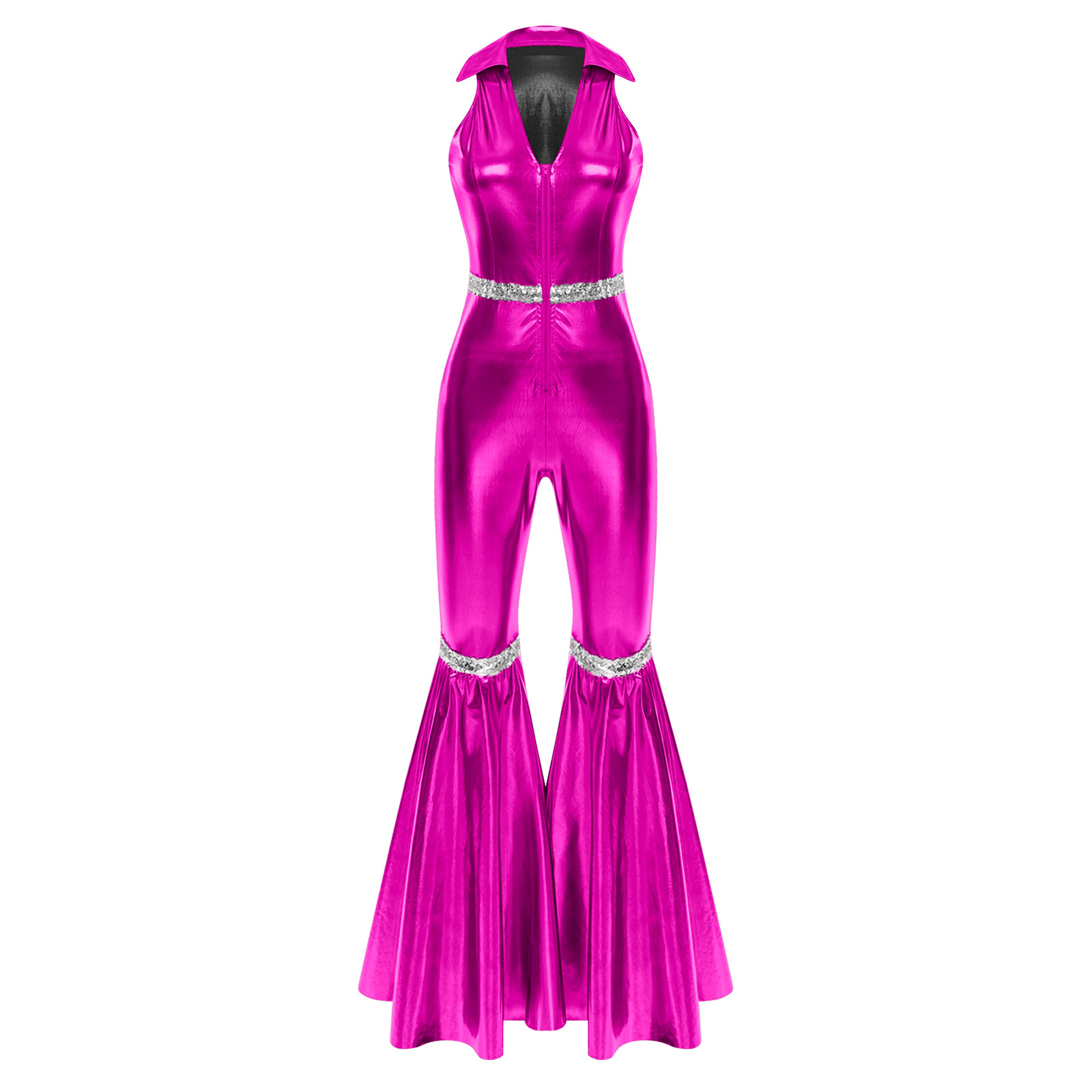 Vrouwen jaren '70 Disco Romper - Sleeveless Jumpsuit recensie en prijs