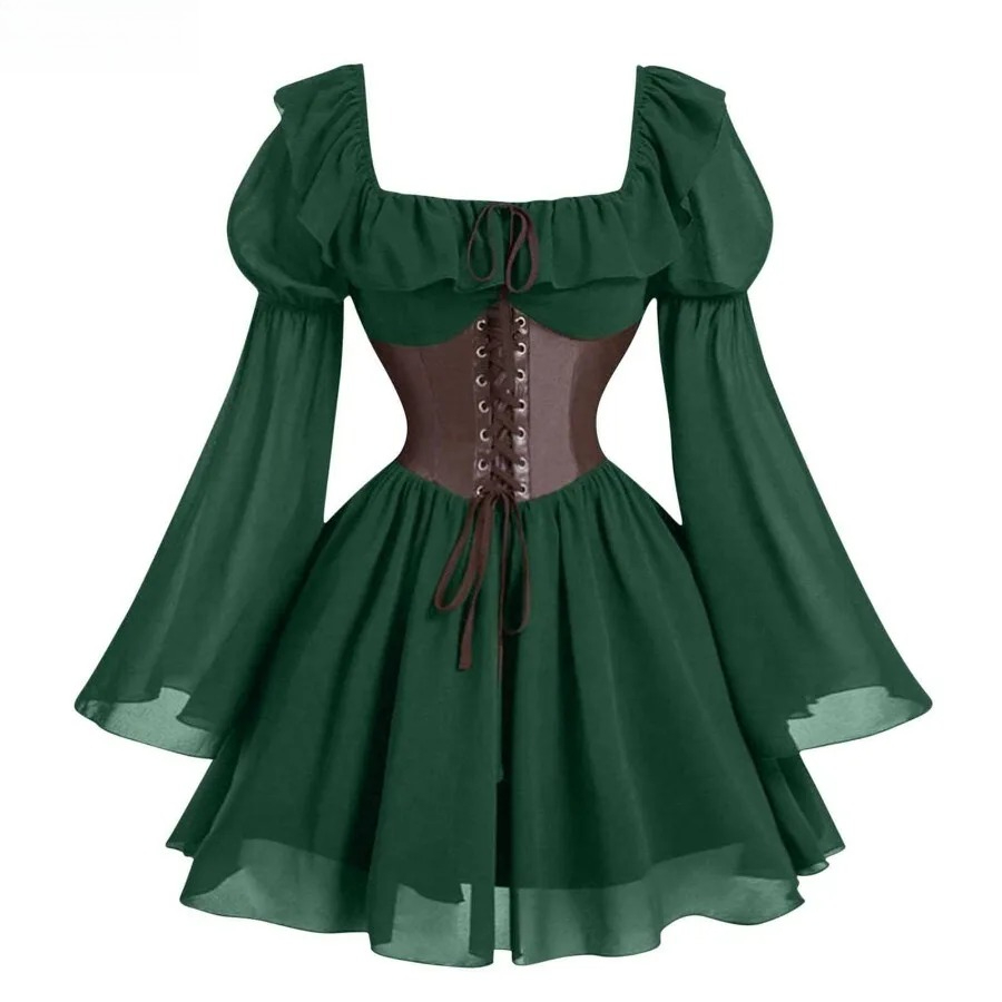 Middeleeuwse jurk uit de renai - Women'S Fashion Renaissance Period recensie en prijs